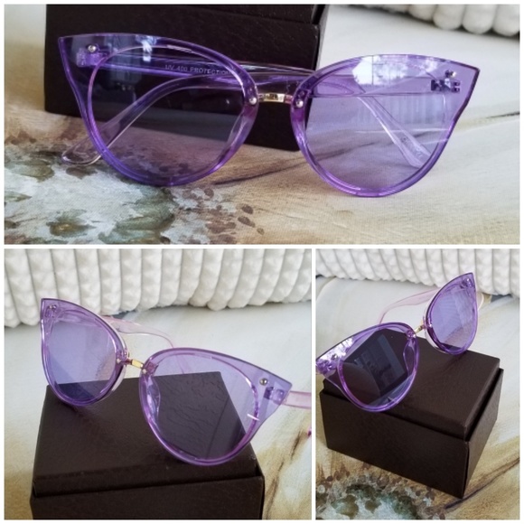 Accessories - Retro Vintage Narrow Cat Eye Sunglasses for Women